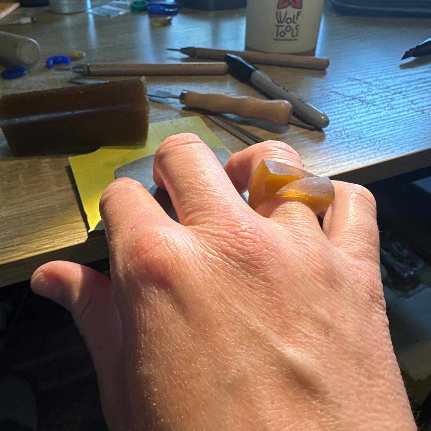 Reverse Triangles Ring