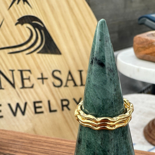 Wave Ring Casted