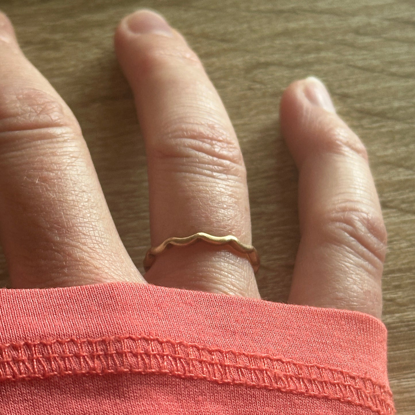 Wave Ring Casted
